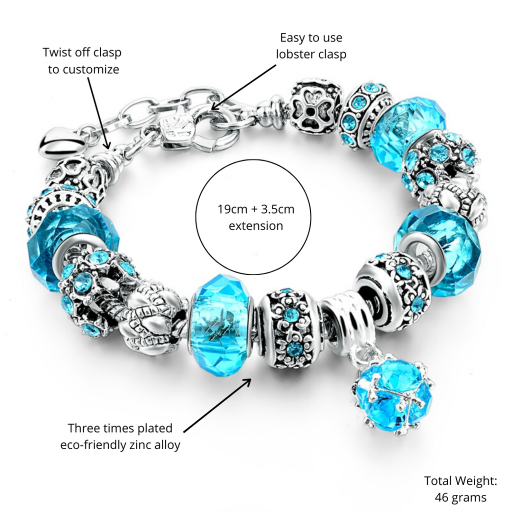 Girls charm bracelet discount